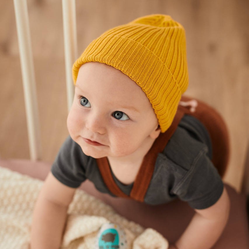 Pink no more, Czapka Beanie 0-24 miesiące Black