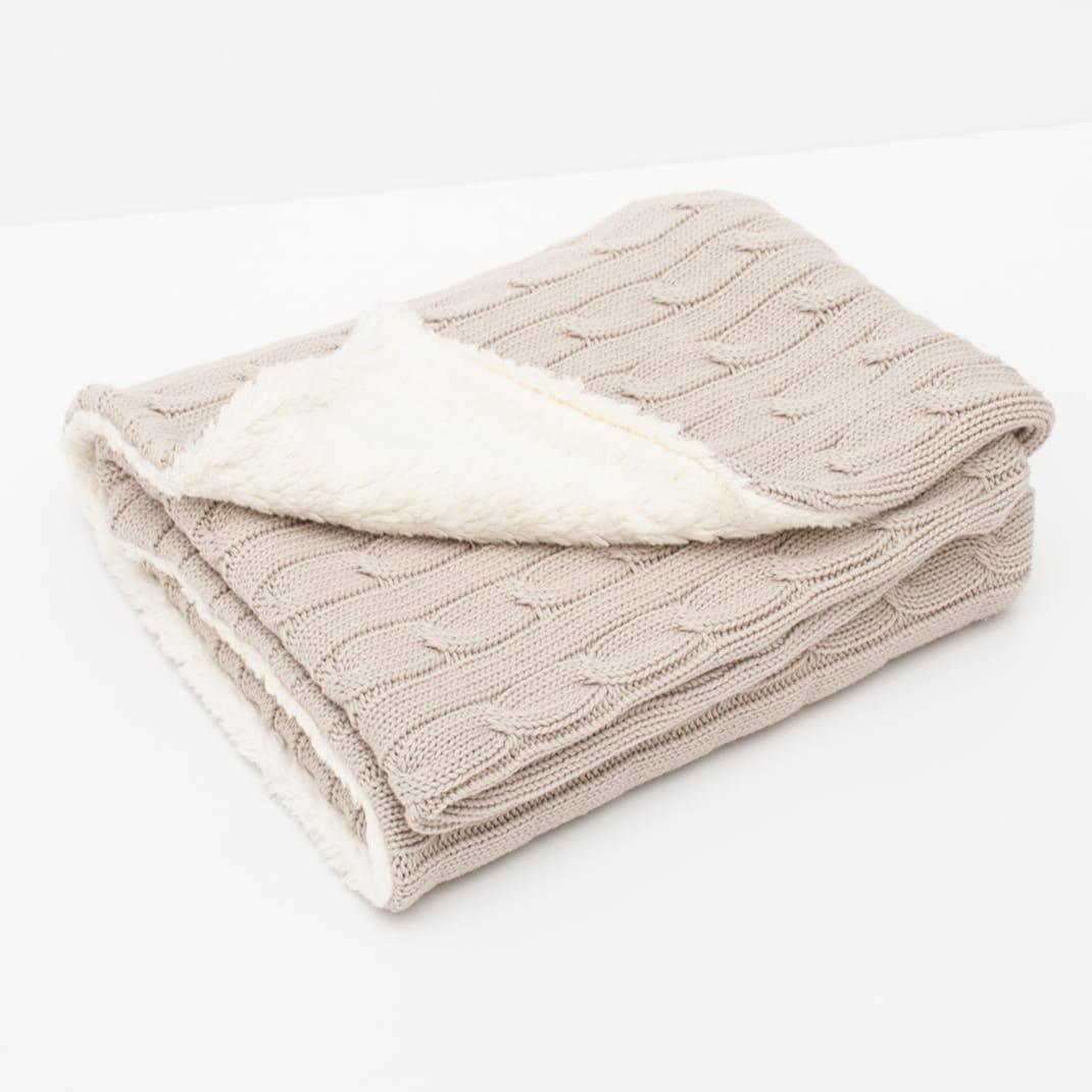 Bimbla, Kocyk ocieplany Noel - beżowy