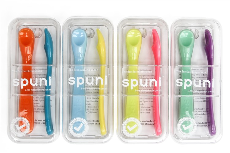 Spuni, Łyżeczki do karmienia Oops! Orange / Bouncing Blue
