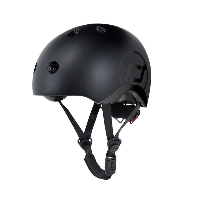SCOOTANDRIDE, Kask S-M dla dzieci 3+ black