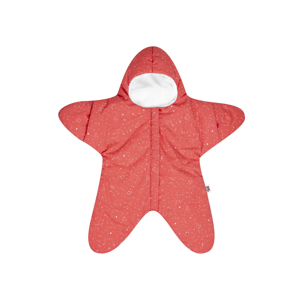 Baby Bites, Kombinezon zimowy Star (3-6 miesięcy) Coral