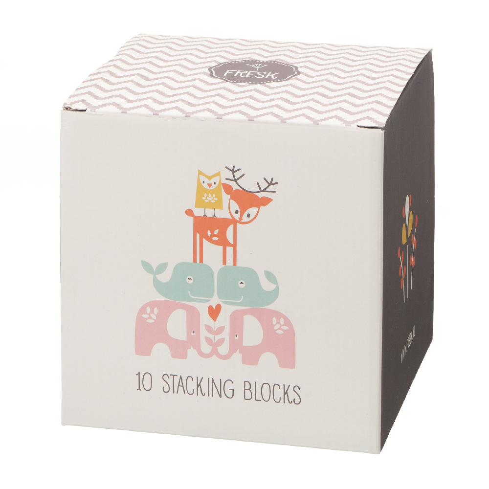 Fresk, Klocki Alfabet i Cyfry Girl