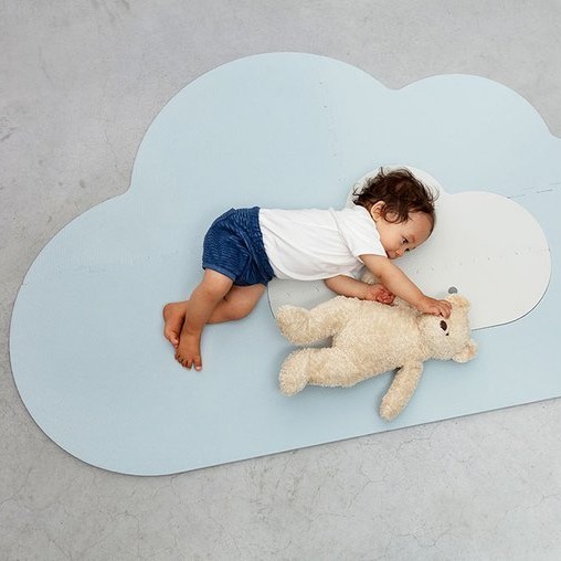 Quut, Mata do zabawy piankowa podłogowa Chmurka Playmat Dusty blue Quut, Mata do zabawy piankowa podłogowa Chmurka Playmat Dusty blue