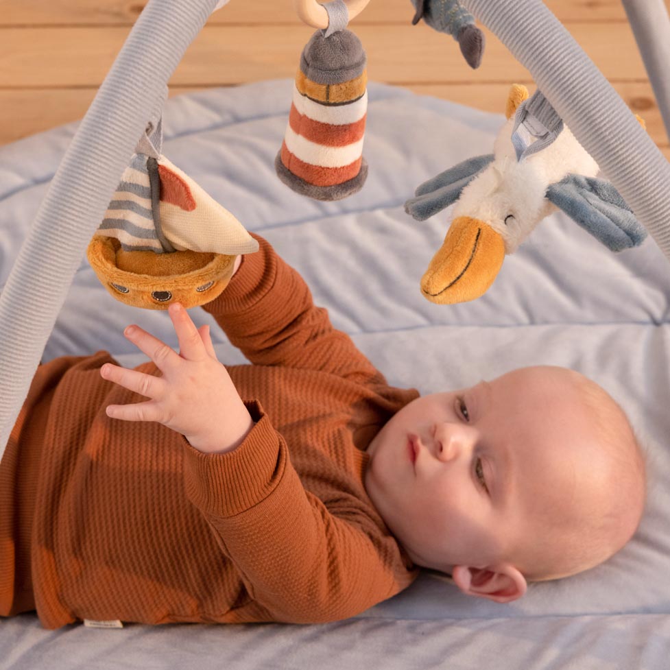 Mata edukacyjna dla chłopca z pałąkiem Sailors Bay