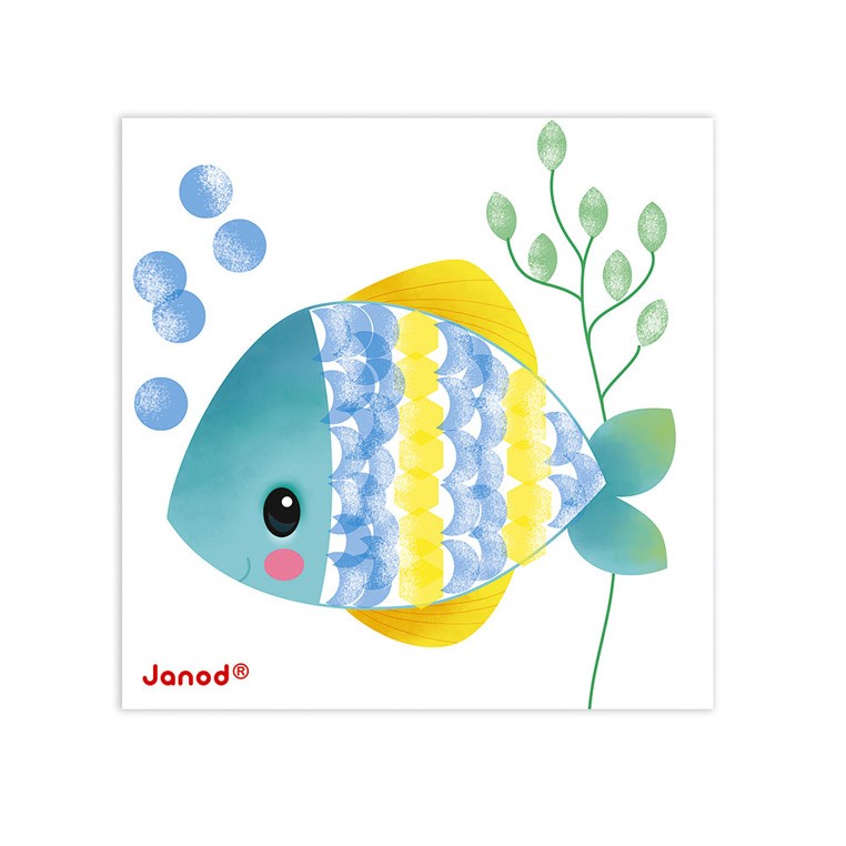 Janod, Zestaw artystyczny Stempelki Zwierzęta