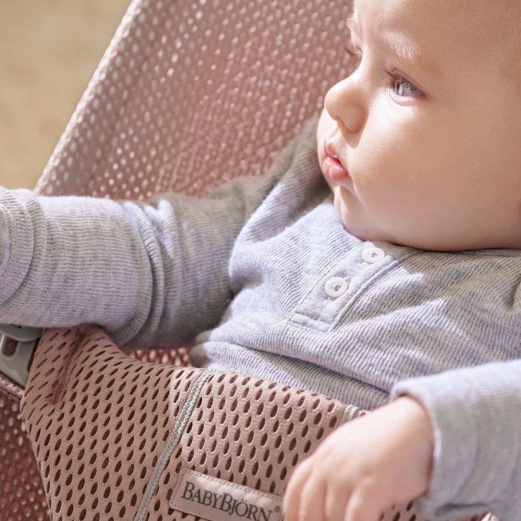 BabyBjorn, leżaczek bliss mesh Ciemny róż BabyBjorn, leżaczek bliss mesh Ciemny róż