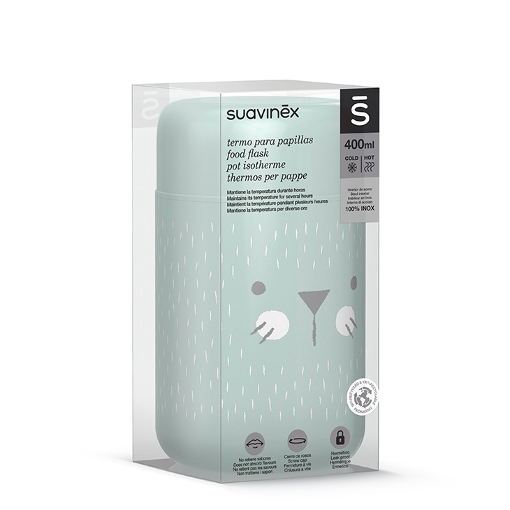 Suavinex, Termos HYGGE 350ml - miętowy Suavinex, Termos HYGGE 350ml - miętowy