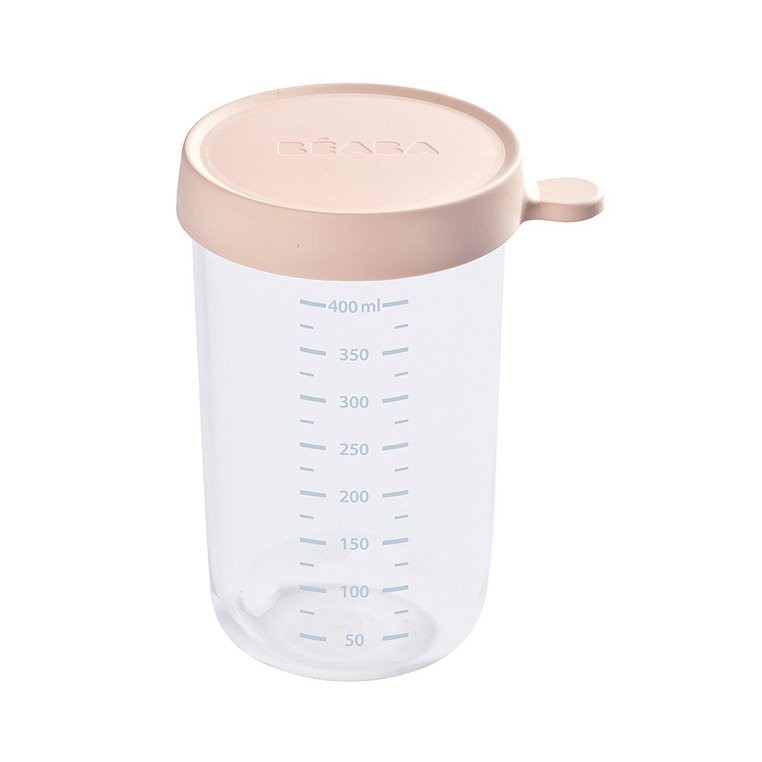 Beaba, Pojemnik słoiczek szklany z hermetycznym zamknięciem 400 ml pink