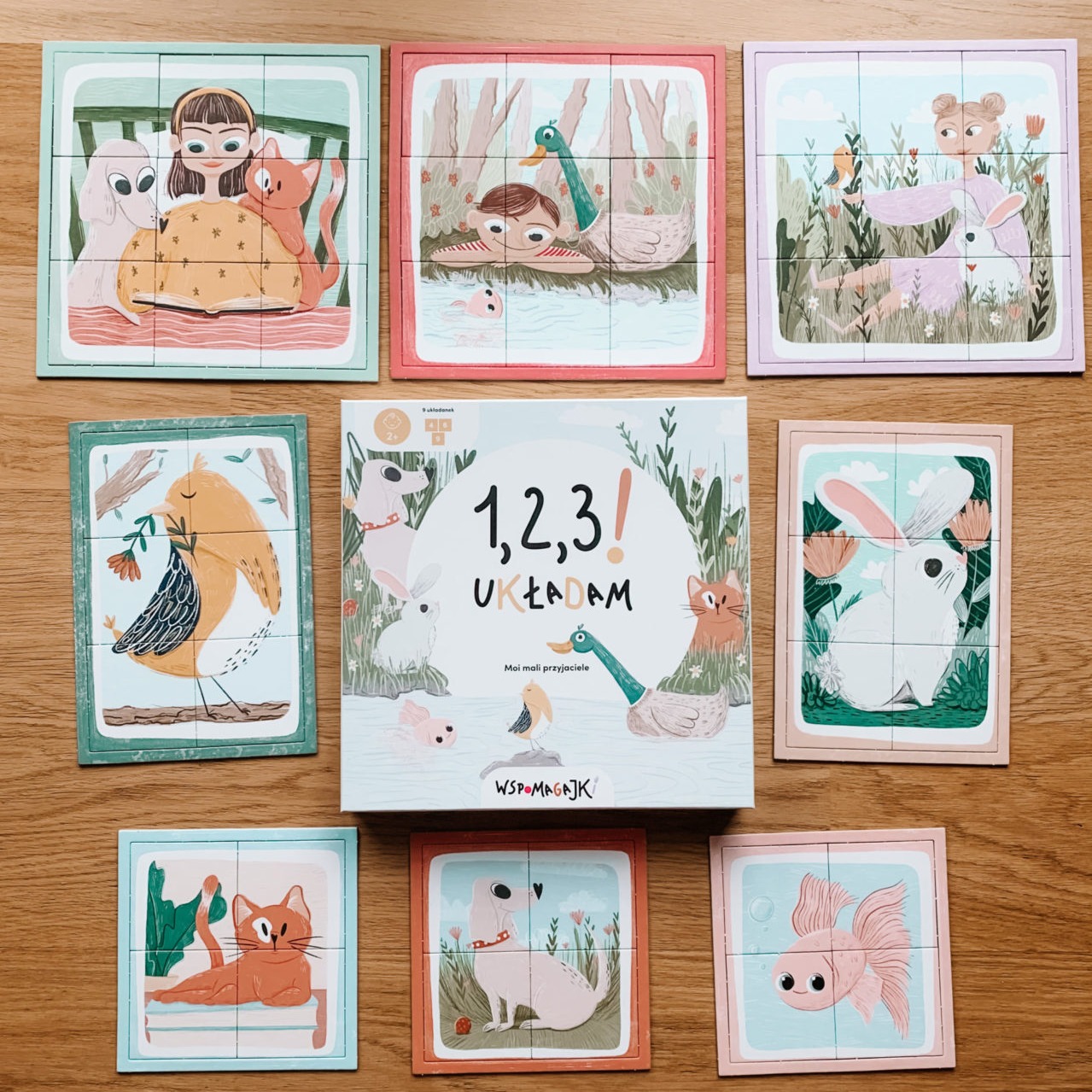 Wspomagajki, 1,2,3! Układam Moi mali przyjaciele