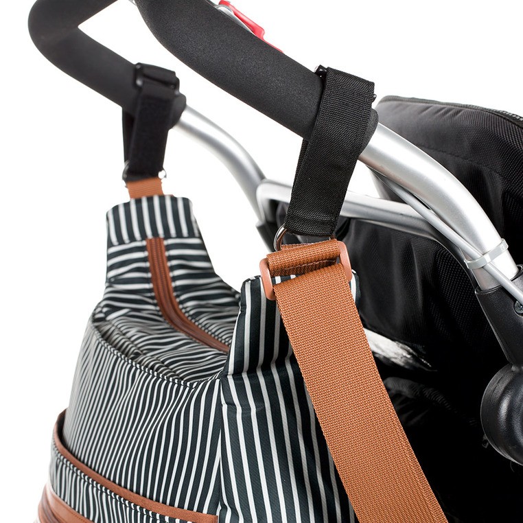 Lassig, Marv Torba z akcesoriami Urban bag Pinstripe anthracite Lassig, Marv Torba z akcesoriami Urban bag Pinstripe anthracite