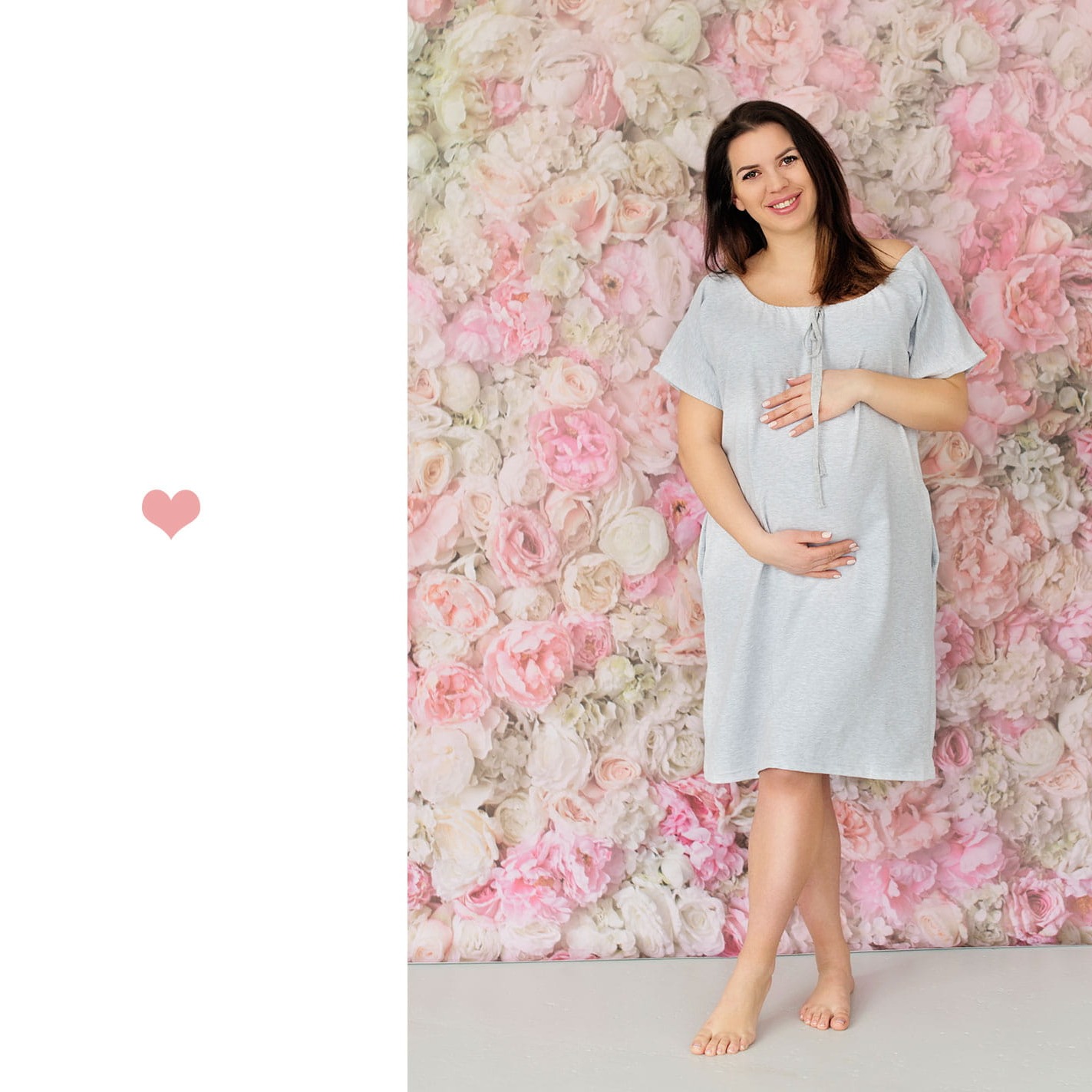 Lullalove, Koszula nocna - szara