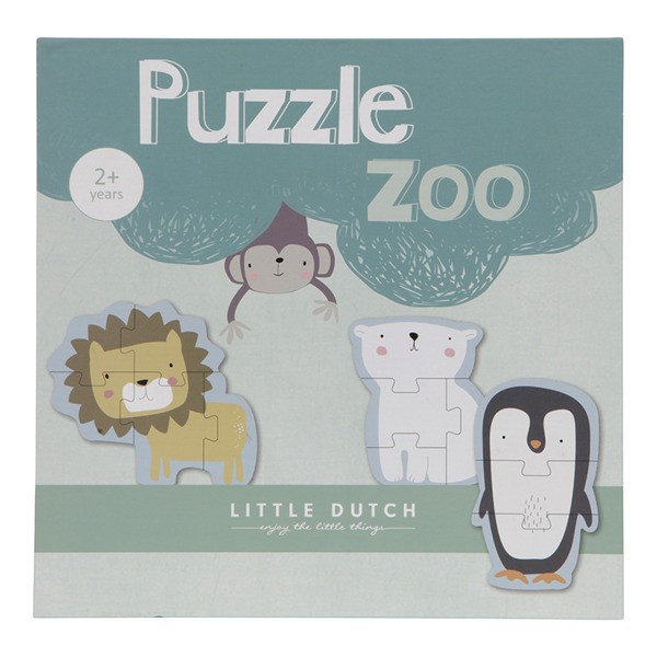Little Dutch, Puzzle Zoo-6 elementów