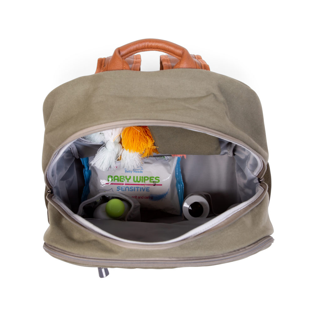 Childhome, Plecak Daddy bag Kanwas Khaki Childhome, Plecak Daddy bag Kanwas Khaki