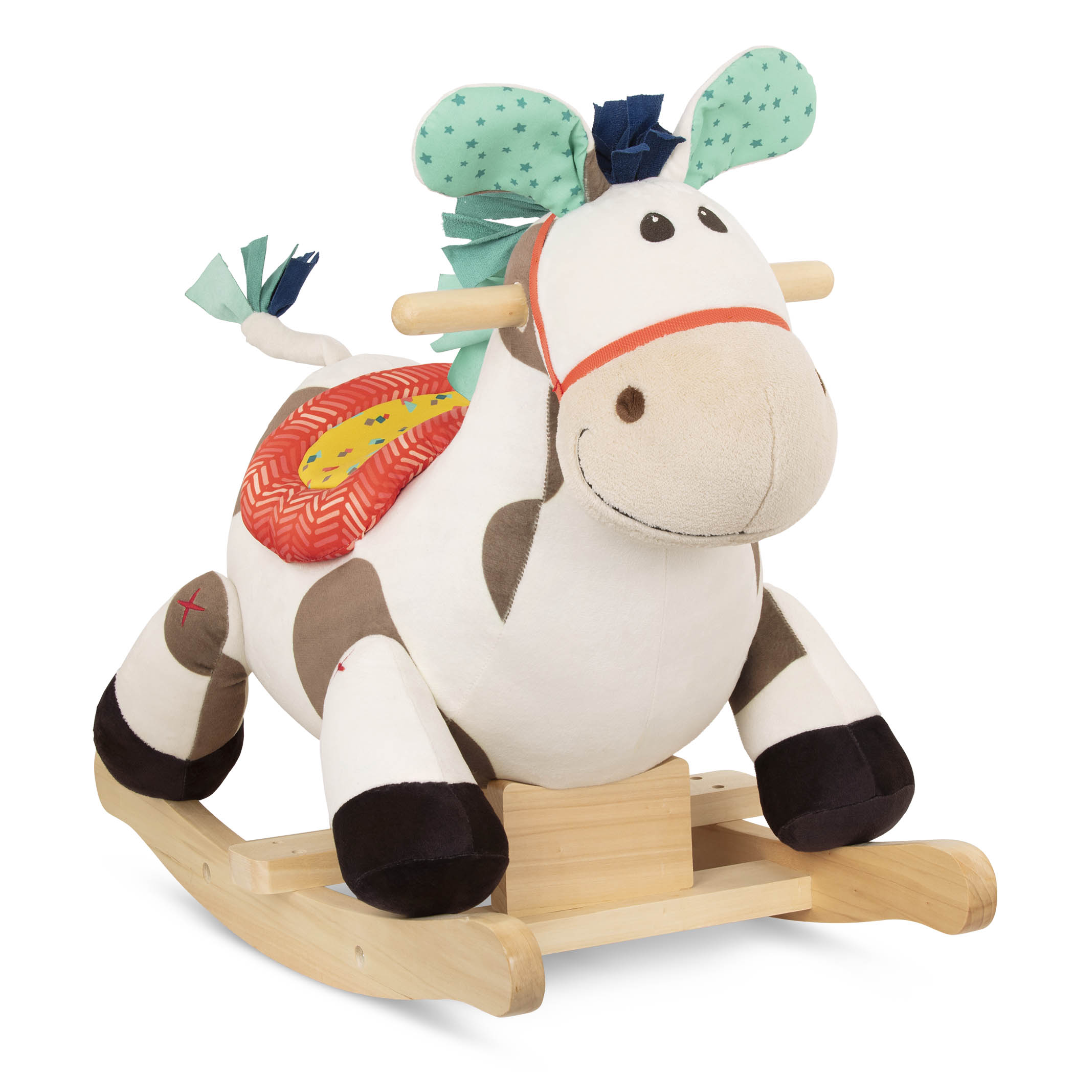 B.toys, Rodeo Rocker Spotty – pluszowy KOŃ na biegunach B.toys, Rodeo Rocker Spotty – pluszowy KOŃ na biegunach