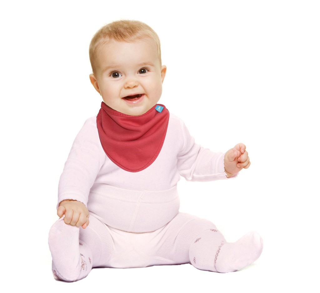 Bawełniany śliniaczek i chustka w jednym