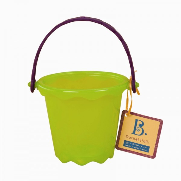 Btoys, pocket Pail - Wiaderko małe (17cm) – limonkowe Btoys, pocket Pail - Wiaderko małe (17cm) – limonkowe