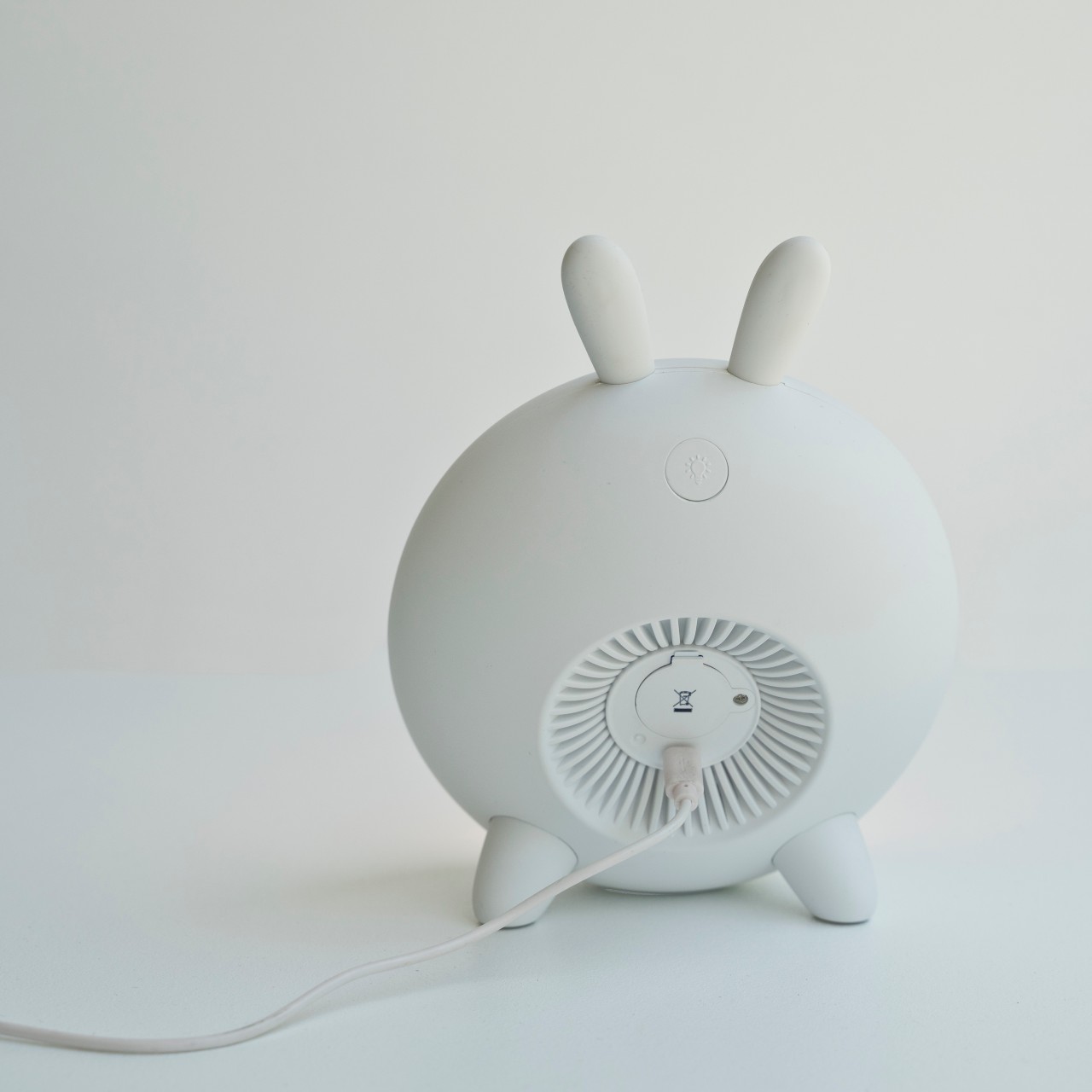 Rabbit&Friends, Lampka budząca światłem biały królik
