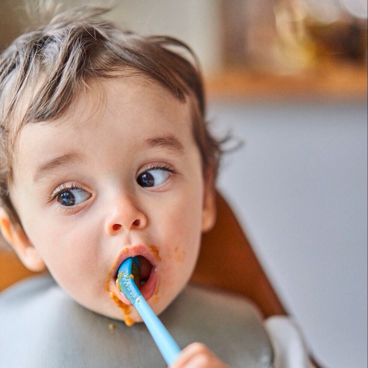 Nana's Manners, Zestaw łyżeczek 3szt. Etap 1 4M+ kolor