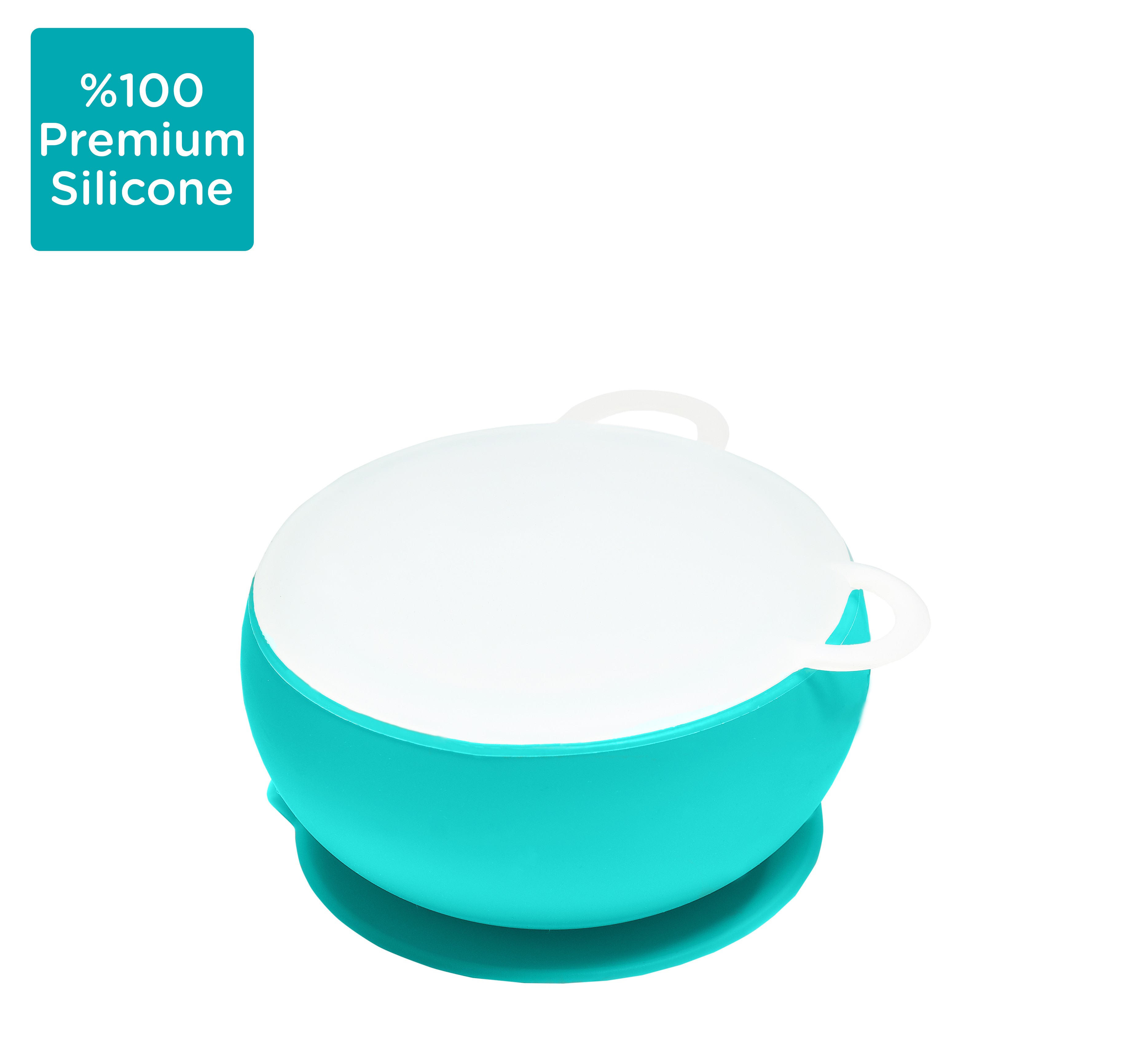 Minikoioi, Miseczka silikonowa z pokrywką zielona