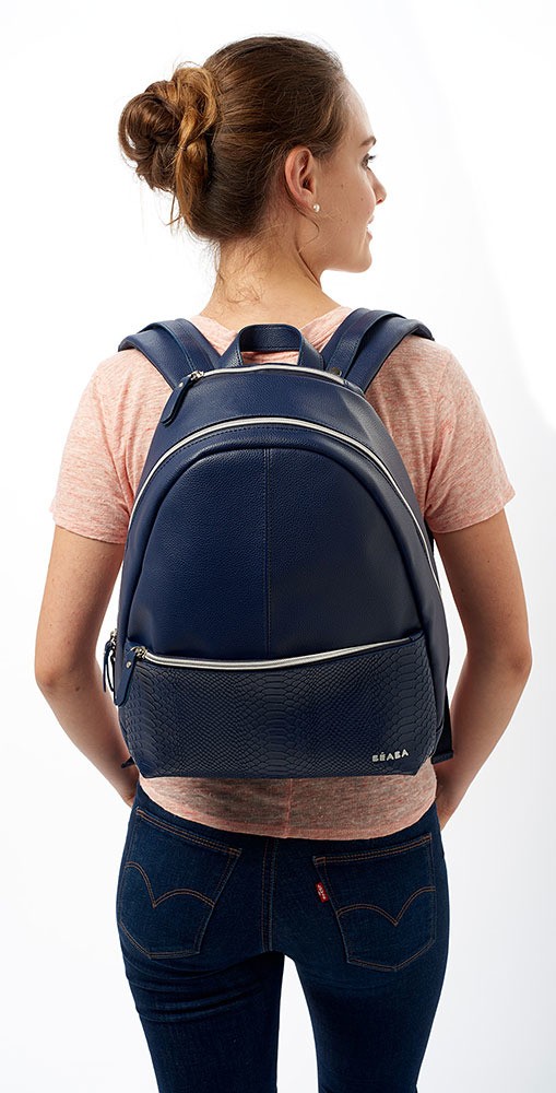 Beaba, Plecak dla mamy San Francisco blue/snake Beaba, Plecak dla mamy San Francisco blue/snake
