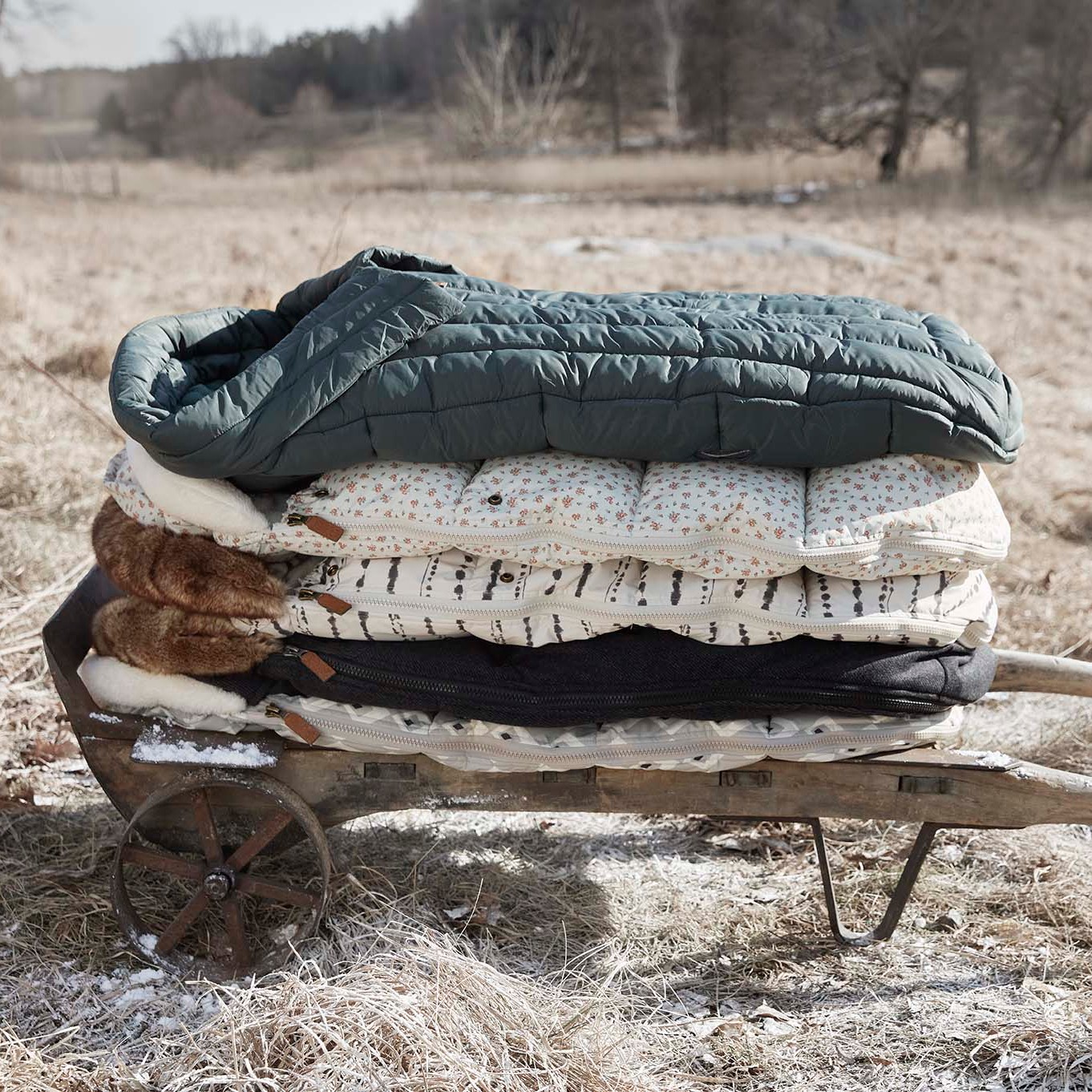 Elodie Details , Śpiworek do wózka - Pure Khaki