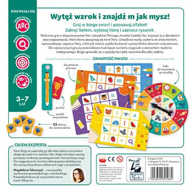 Gra edukacyjna Alfabet Smart Bingo Kapitan Nauka