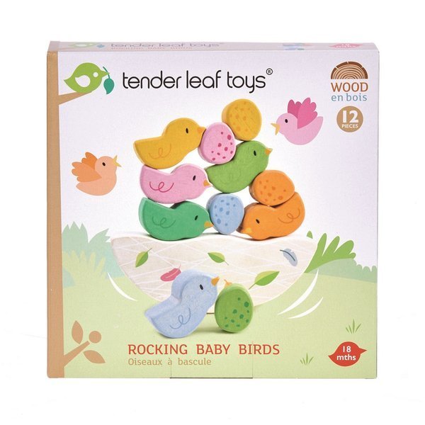 Tender Leaf Toys, Drewniana gra zręcznościowa - Balansujące Małe Ptaszki Tender Leaf Toys, Drewniana gra zręcznościowa - Balansujące Małe Ptaszki