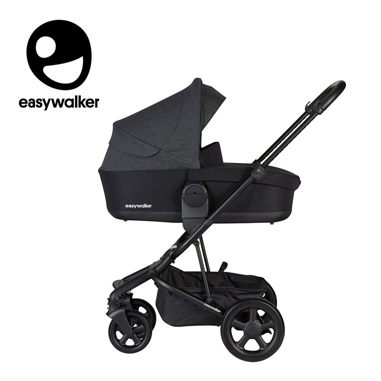 Easywalker, Harvey² Wózek głęboko-spacerowy Night Black (zawiera stelaż, siedzisko z budką i pałąkiem) Easywalker, Harvey² Wózek głęboko-spacerowy Night Black (zawiera stelaż, siedzisko z budką i pałąkiem)