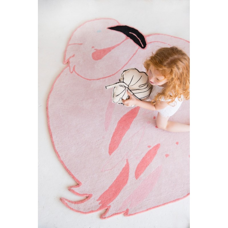 Lorena Canals, Wool Rug Lola The Flamingo Lorena Canals, Wool Rug Lola The Flamingo