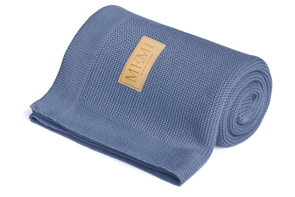 My Memi, Bambusowy kocyk 80x100 denim