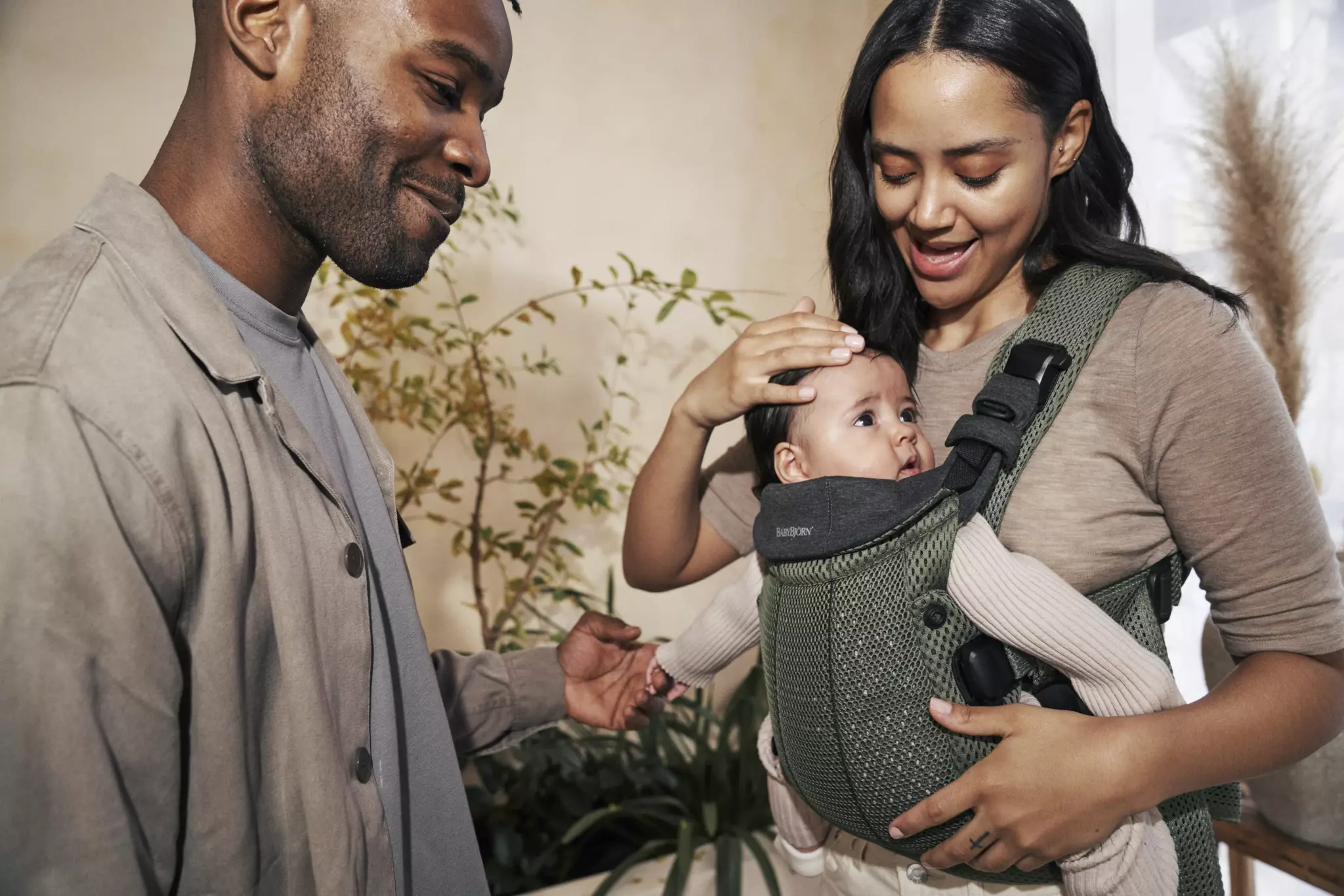 Babybjorn , Nosidełko Harmony 3D Mesh, Zielony Babybjorn , Nosidełko Harmony 3D Mesh, Zielony