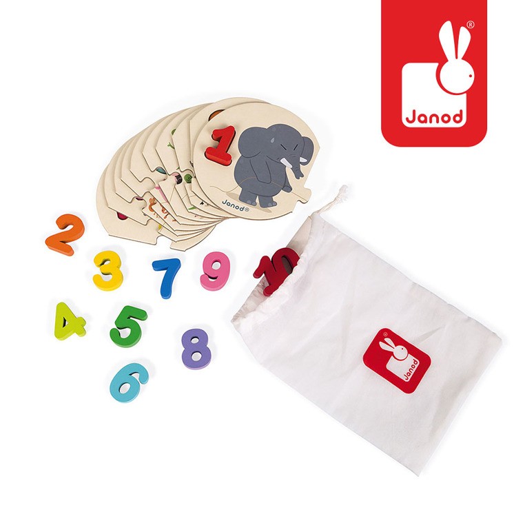 Janod, Puzzle Uczę się liczyć