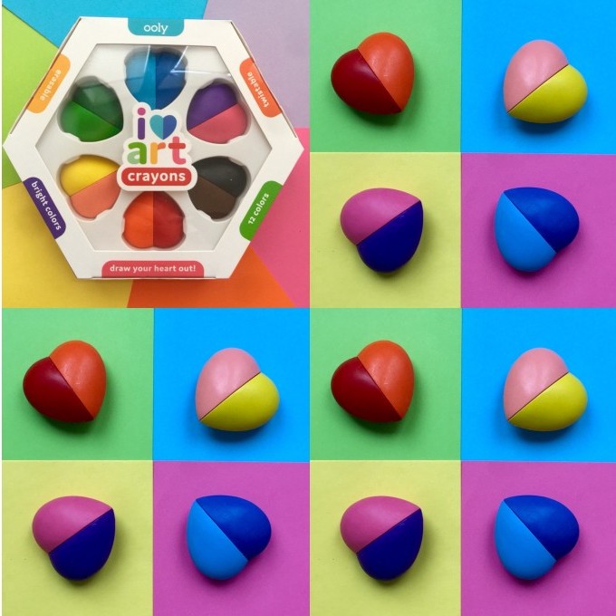 Ooly, Kredki Dwukolorowe Serca