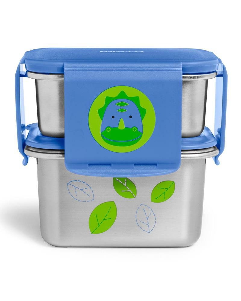 Skip Hop, Stalowe pudełko śniadaniowe Dinozaur