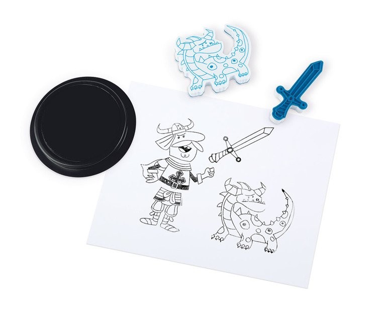 Janod, Zestaw kreatywny Stempelki Rycerze