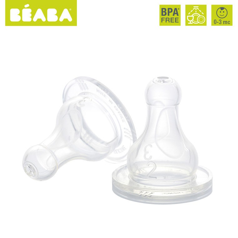 Beaba, smoczki do butelek 0+ Beaba, smoczki do butelek 0+