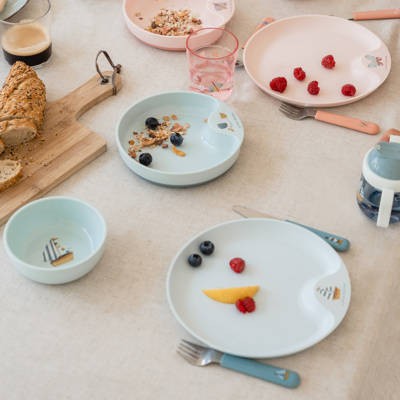 Little Dutch, Zestaw sztućców Mio 3 szt. Sailors Bay