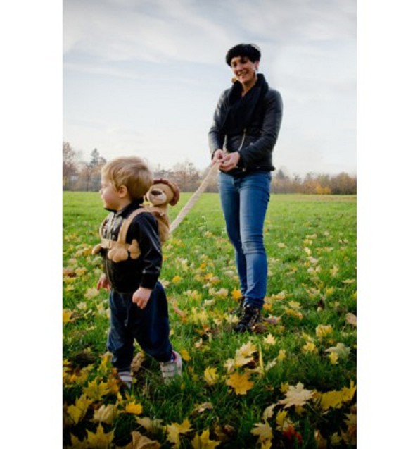 Goldbug, Plecak ze smyczą Bezpieczny Przyjaciel Brązowa Małpka