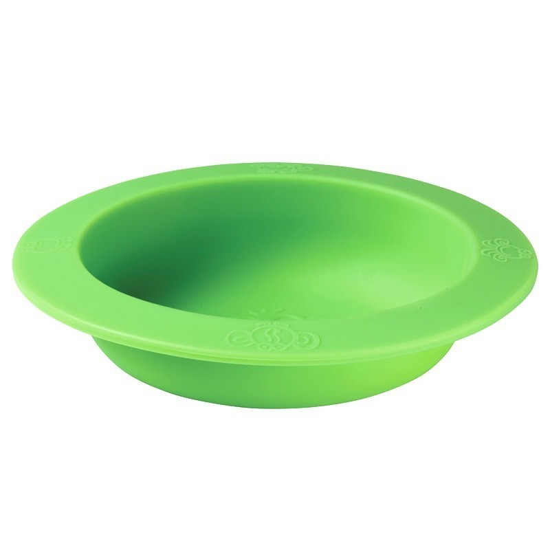 Oogaa, Green Bowl & Lid silikonowa miseczka z pokrywką