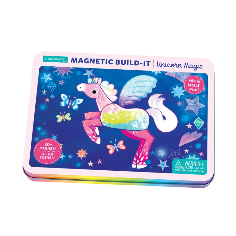 Mudpuppy, Magnetyczne konstrukcje Magiczne Jednorożce 4+ Mudpuppy, Magnetyczne konstrukcje Magiczne Jednorożce 4+