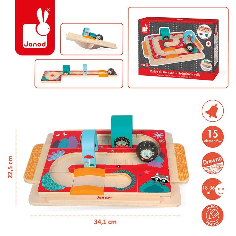 Janod, Układanka-tor dla kuli Jeżyk