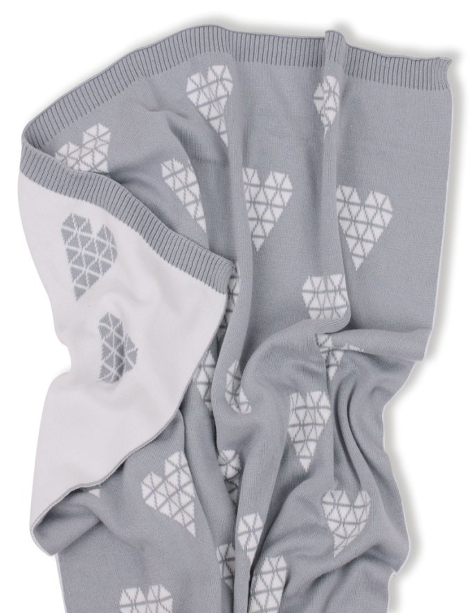 Pink no more, Dwustronny tkany kocyk