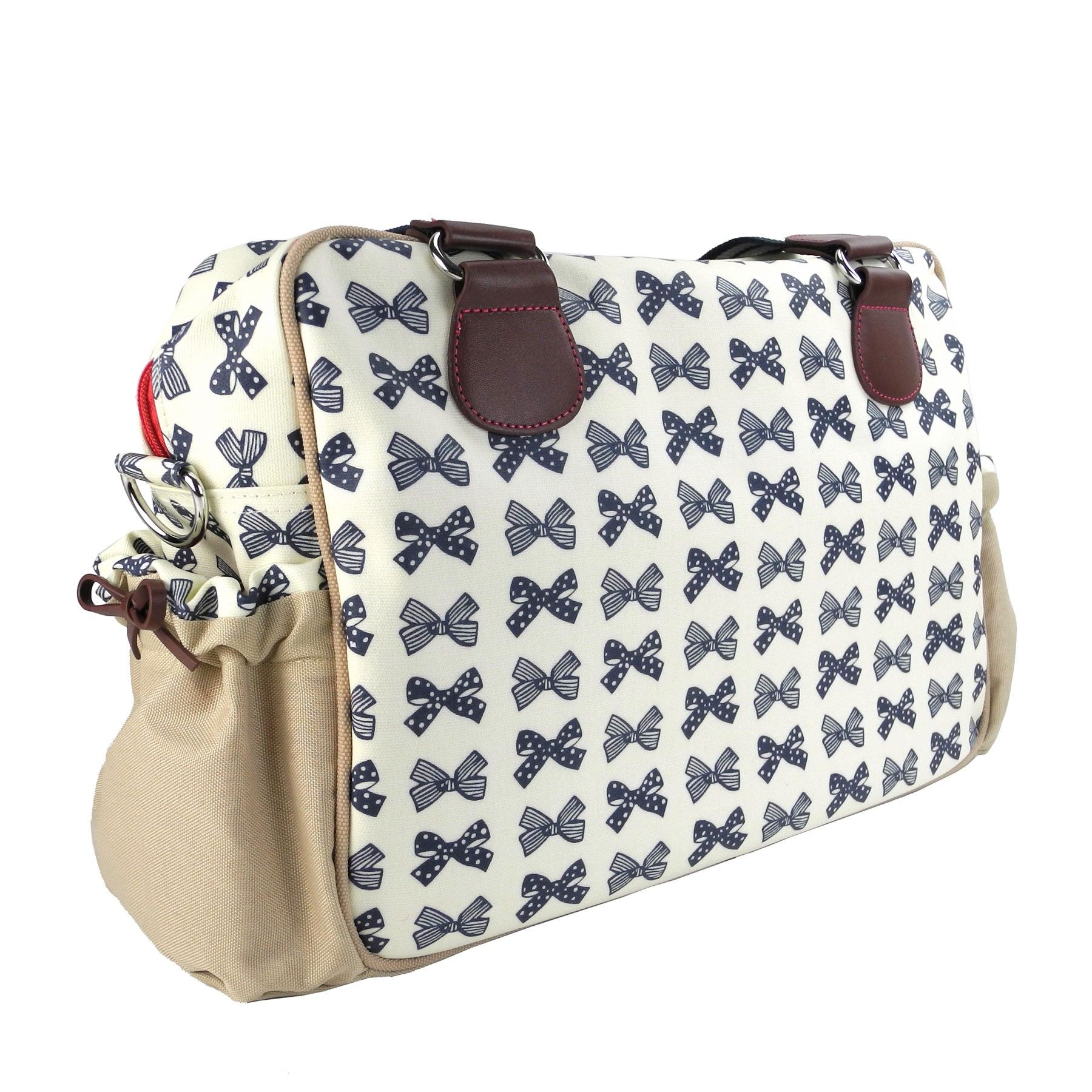 Torba do wózka Pink Lining - Blooming Gorgeous Grey Bows Torba do wózka Pink Lining - Blooming Gorgeous Grey Bows