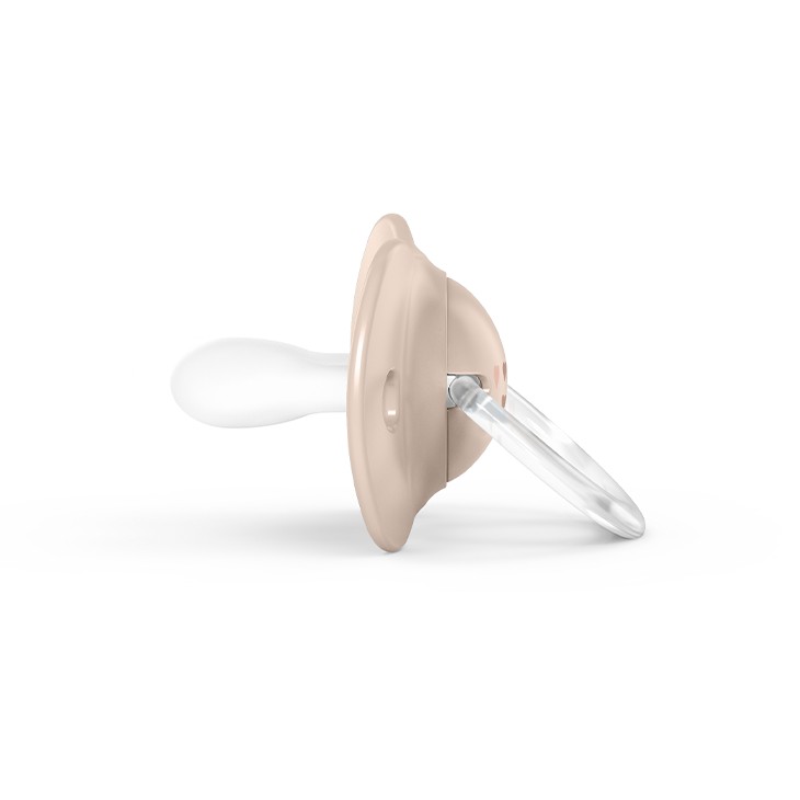 Suavinex, Smoczek fizjologiczny SX PRO Spread Joy 6-18M - beżowe serce