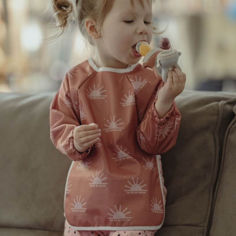 Muumee, Śliniak wodoodporny z długim rękawem Baby Bib waterproof Sun Muumee, Śliniak wodoodporny z długim rękawem Baby Bib waterproof Sun