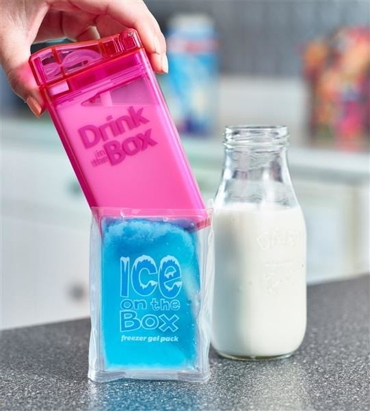 Drink In The Box, Bidon ze słomką green 240ml