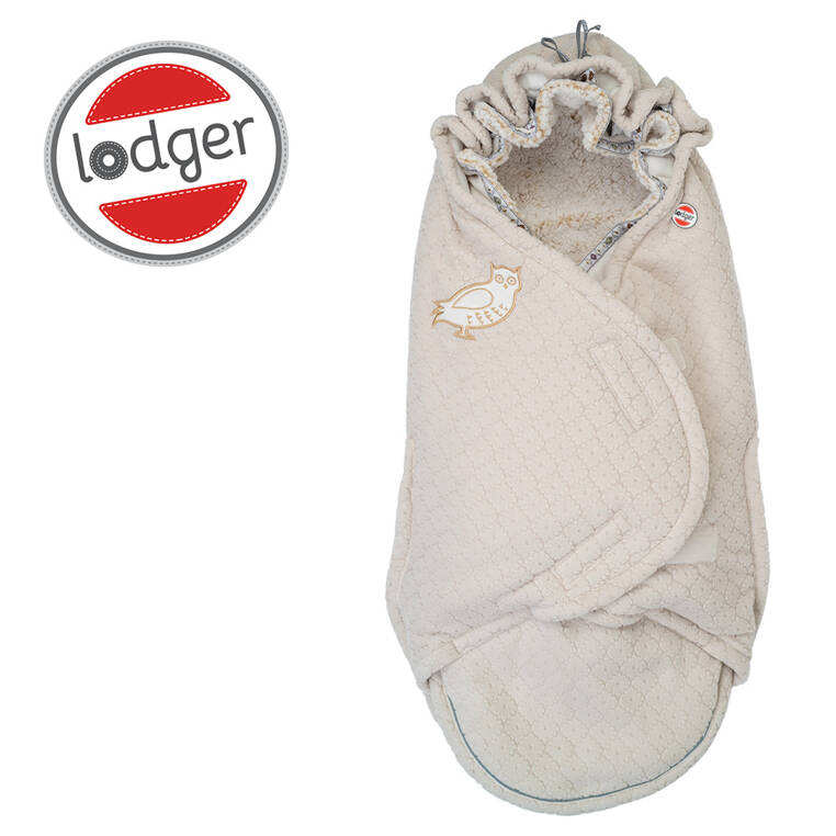 Lodger Polarowy Zimowy Śpiworek Do Wózka Jasnobeżowy Fleece Birch Lodger Polarowy Zimowy Śpiworek Do Wózka Jasnobeżowy Fleece Birch