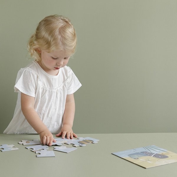 Little Dutch, Puzzle 4 rodzaje zwierzątek Little Goose Little Dutch, Puzzle 4 rodzaje zwierzątek Little Goose