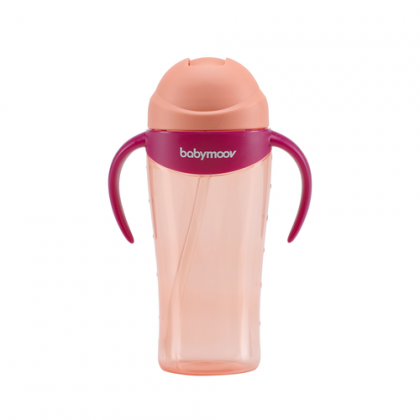 Babymoov, Kubek niekapek 300 ml Peach Babymoov, Kubek niekapek 300 ml Peach