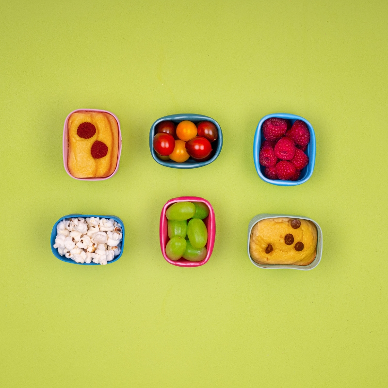 B.Box, Silikonowe pojemniczki na przekąski 2 szt. Forest